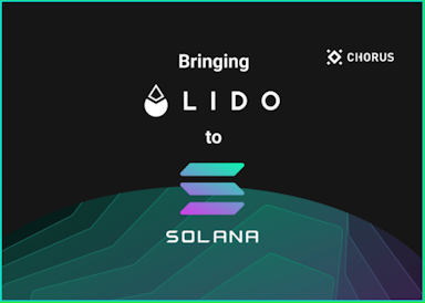 Lido Brings Liquid Staking to Solana, Its Third Blockchain