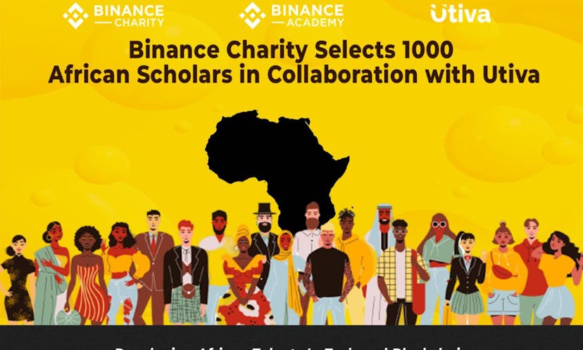 Binance Charity Announces 1000 African Scholars In Collaboration With Utiva