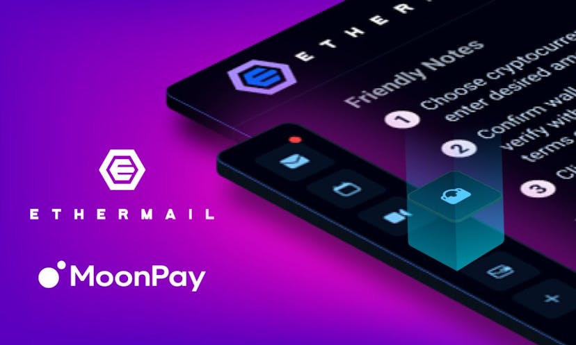 EtherMail partners with MoonPay to Deliver Streamlined In-Platform Web3 Payments Experience