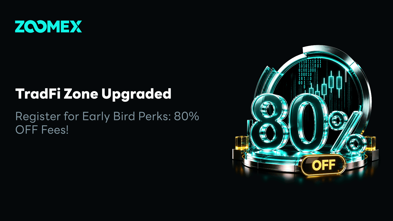 Zoomex Launches TradFi Zone Upgrade With 80% Fee Discount Early Bird Campaign