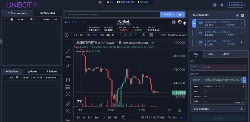 Unibot Terminal