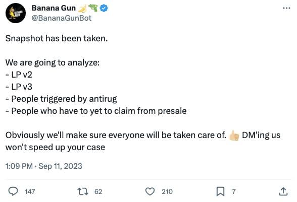 Tweet screenshot