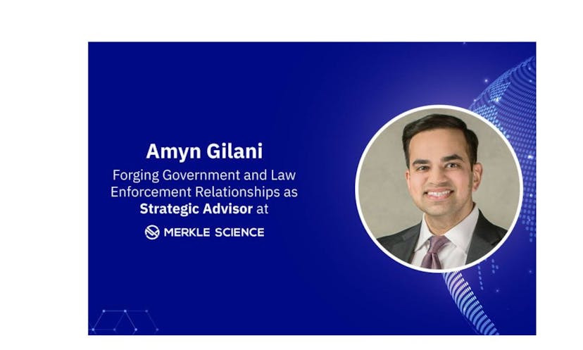Amyn Gilani Joins Merkle Science as Strategic Advisor, Building Government and Law Enforcement Relationship
