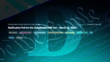 MakerDAO Ratifies Constitution Aiming to Decentralize DAI