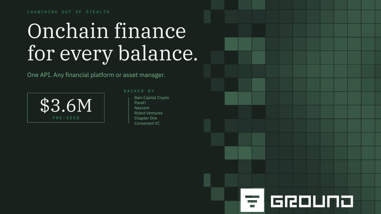 Co-Founder of Superstate Launches Ground, Raises $3.6M to Embed Onchain Finance Everywhere