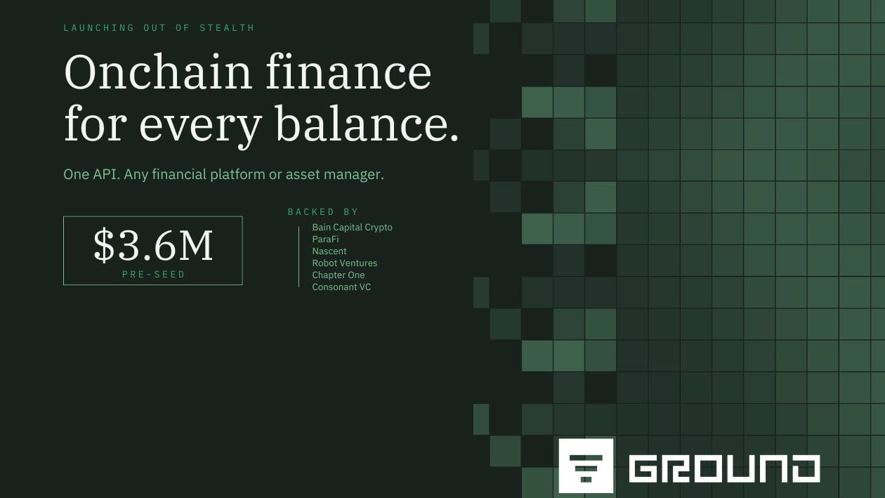 Co-Founder of Superstate Launches Ground, Raises $3.6M to Embed Onchain Finance Everywhere