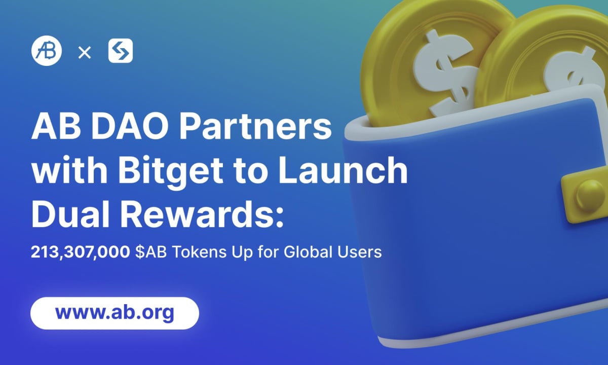 AB DAO and Bitget Launch Dual Reward Campaign, Distributing $2.6M Worth of $AB Globally