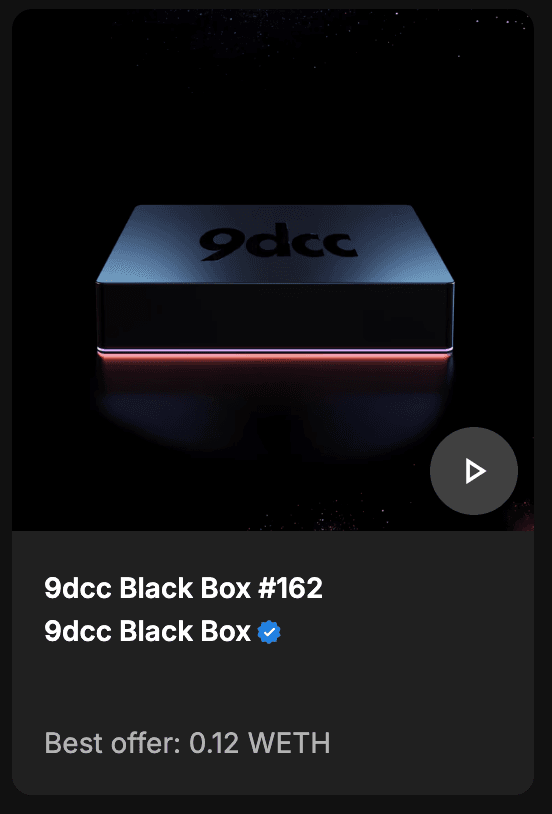 9dcc Black Box NFT Sells Out in 45 Seconds, 2,750 Boxes Minted at 0.069 ETH Each, Includes 21 $OP and CryptoPunk Raffle