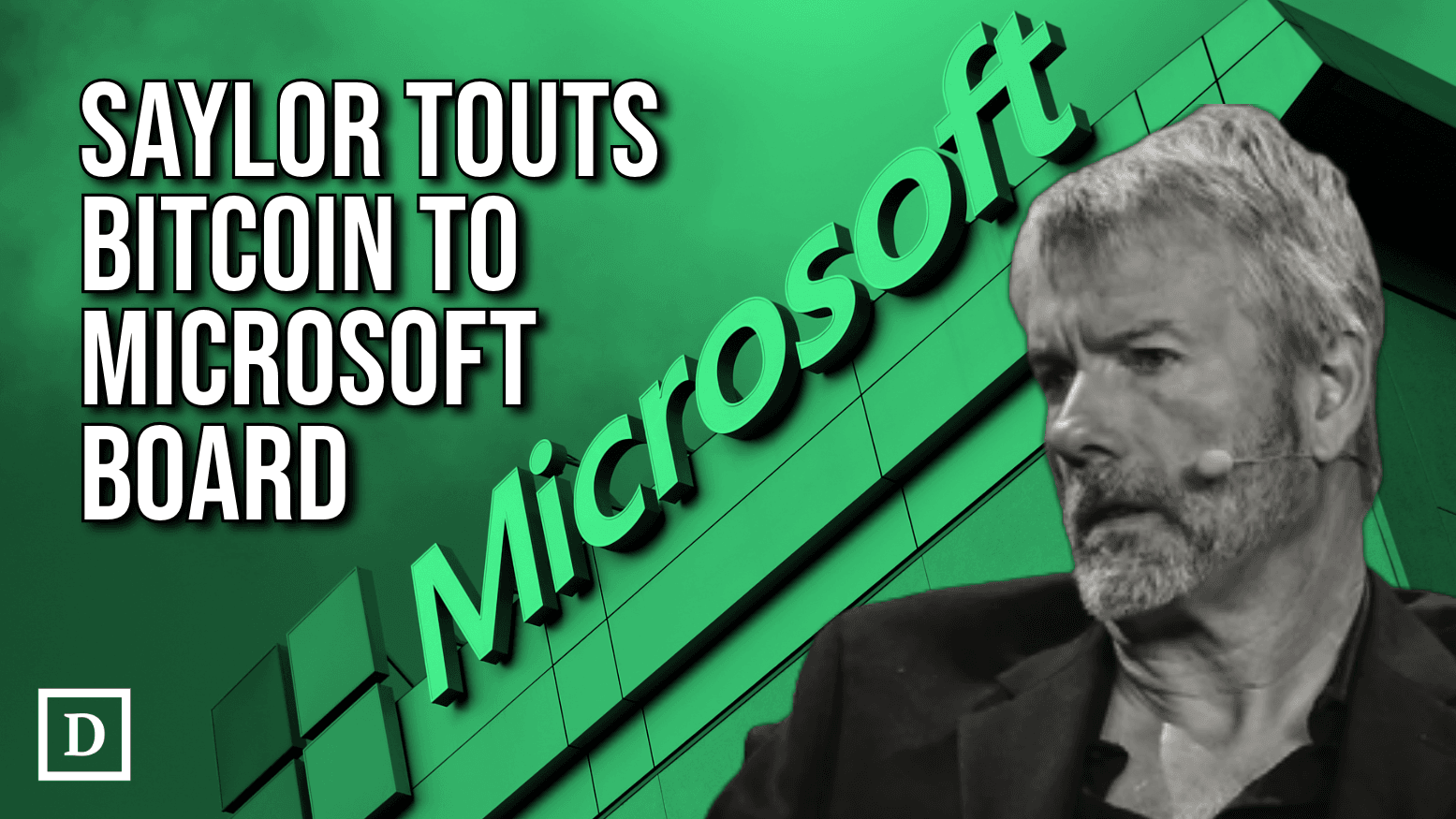 Saylor Urges Microsoft to Buy Bitcoin