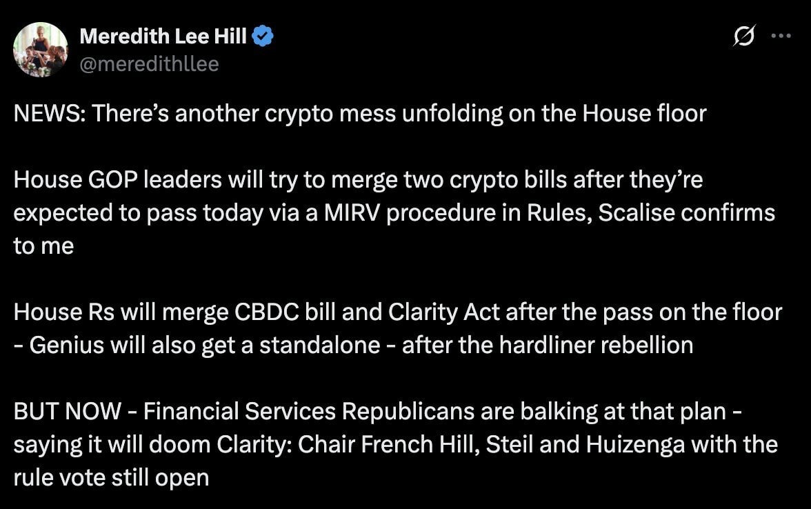 House Advances Crypto Bills After Record Nine-Hour Vote