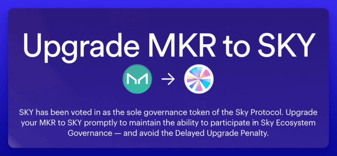 Sky Protocol Migrates 26% MKR to SKY Governance Token, Launches USDS Staking Rewards, Penalty From September