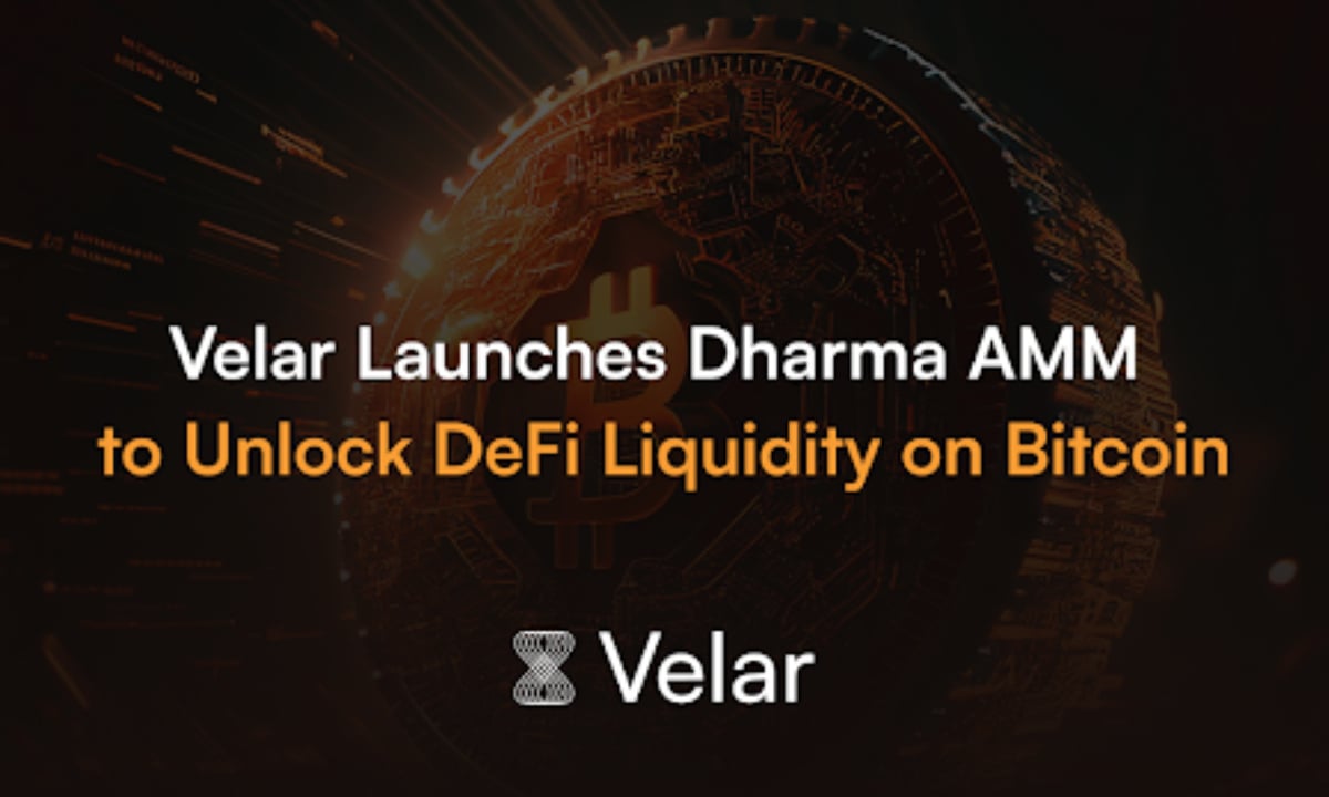 Velar Launches Dharma AMM to Unlock DeFi Liquidity on Bitcoin