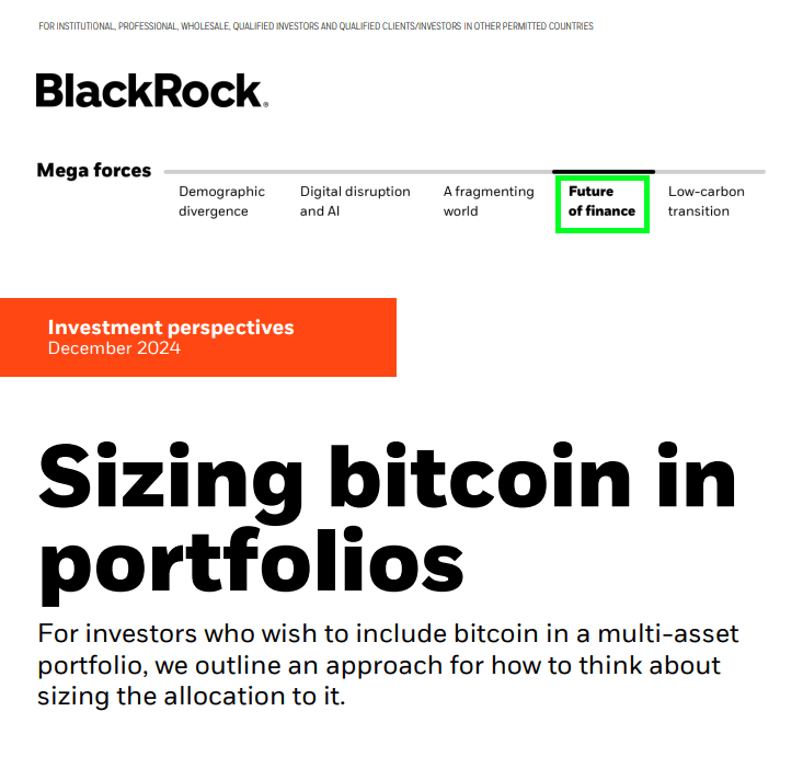 BlackRock's $11.5 Trillion AUM Recommends 1-2% Bitcoin Allocation