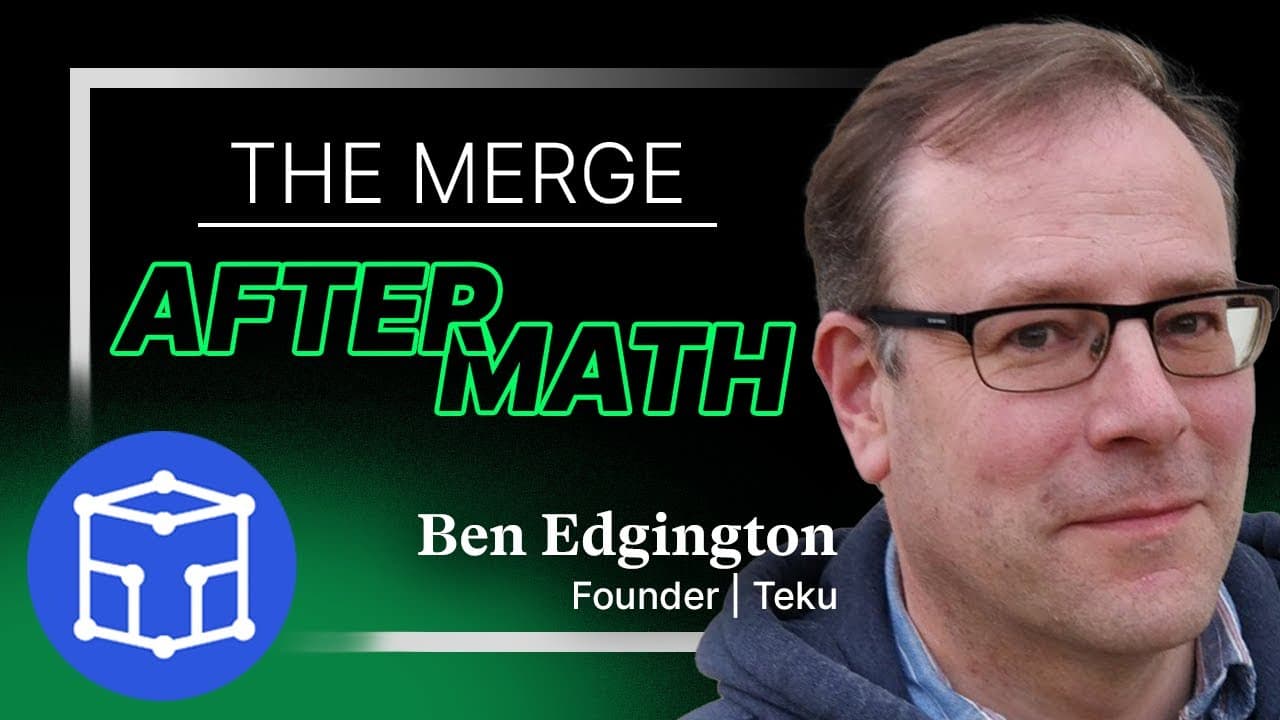 ConsenSys' Ben Edgington On The Future Of Ethereum After The Merge