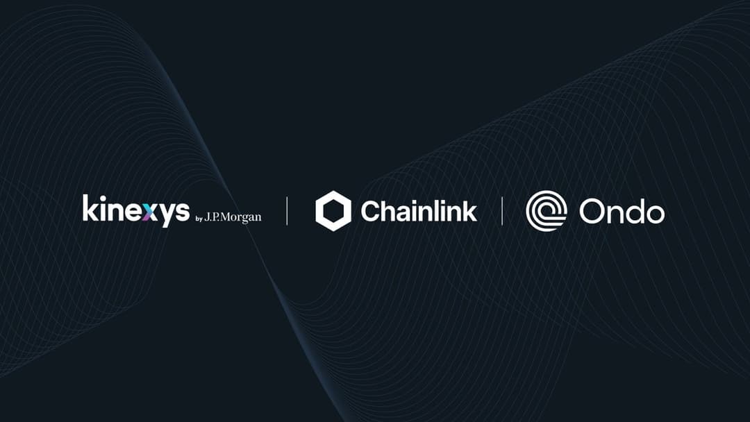 JPMorgan Uses Kinexys to Settle OUSG Tokenized Treasuries on Public Blockchain With Chainlink, Ondo