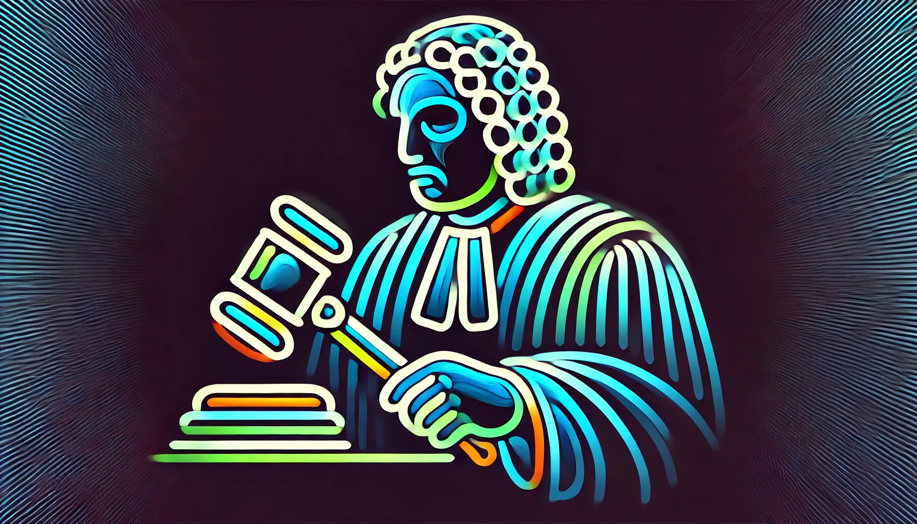 judge with a gavel