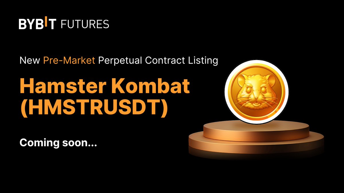 Hamster Kombat's $HMSTR to be Listed on Bybit and Binance with 5x Leverage from September 12