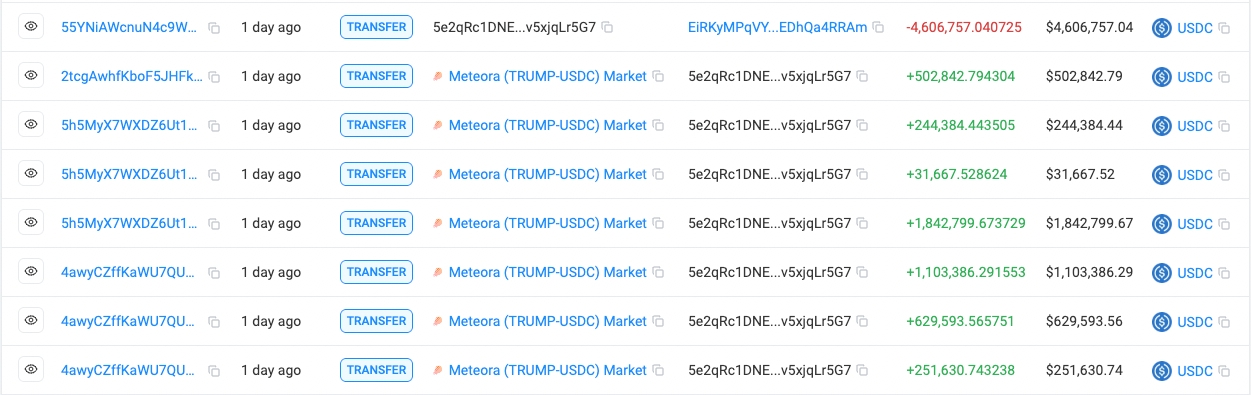 Wallet Transactions screenshot