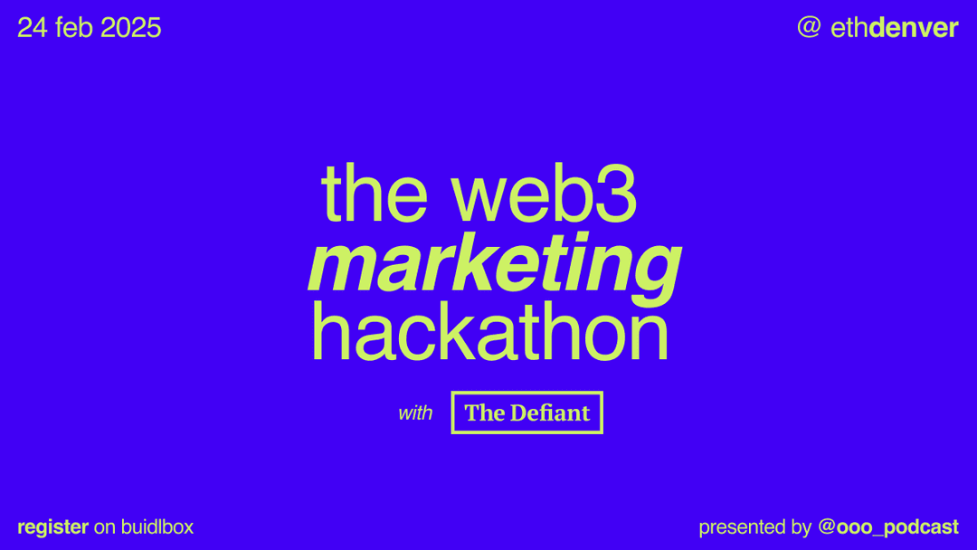 How the Web3 Marketing Hackathon Went from a Tweet to a Global Movement