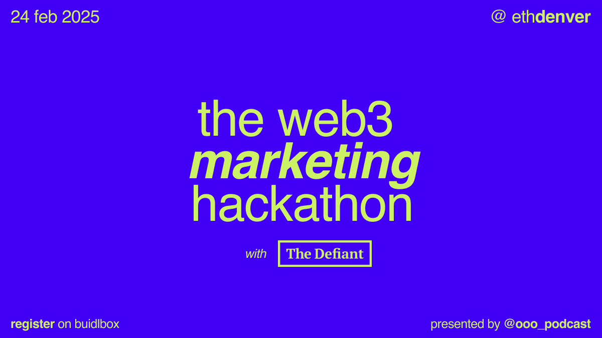 How the Web3 Marketing Hackathon Went from a Tweet to a Global Movement