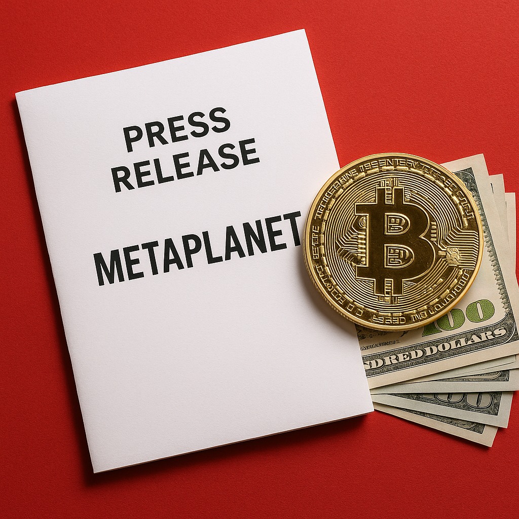 Metaplanet Issues $210 Million Zero-Coupon Bonds, Buys 1,112 Bitcoin to Reach 10,000-BTC Treasury