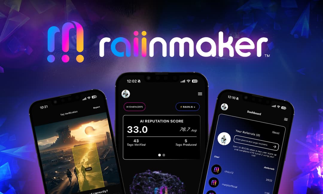 Raiinmaker’s AI App Now Has AI Reputation Score Integration