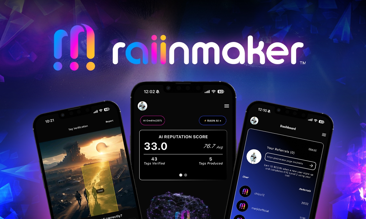 Raiinmaker’s AI App Now Has AI Reputation Score Integration