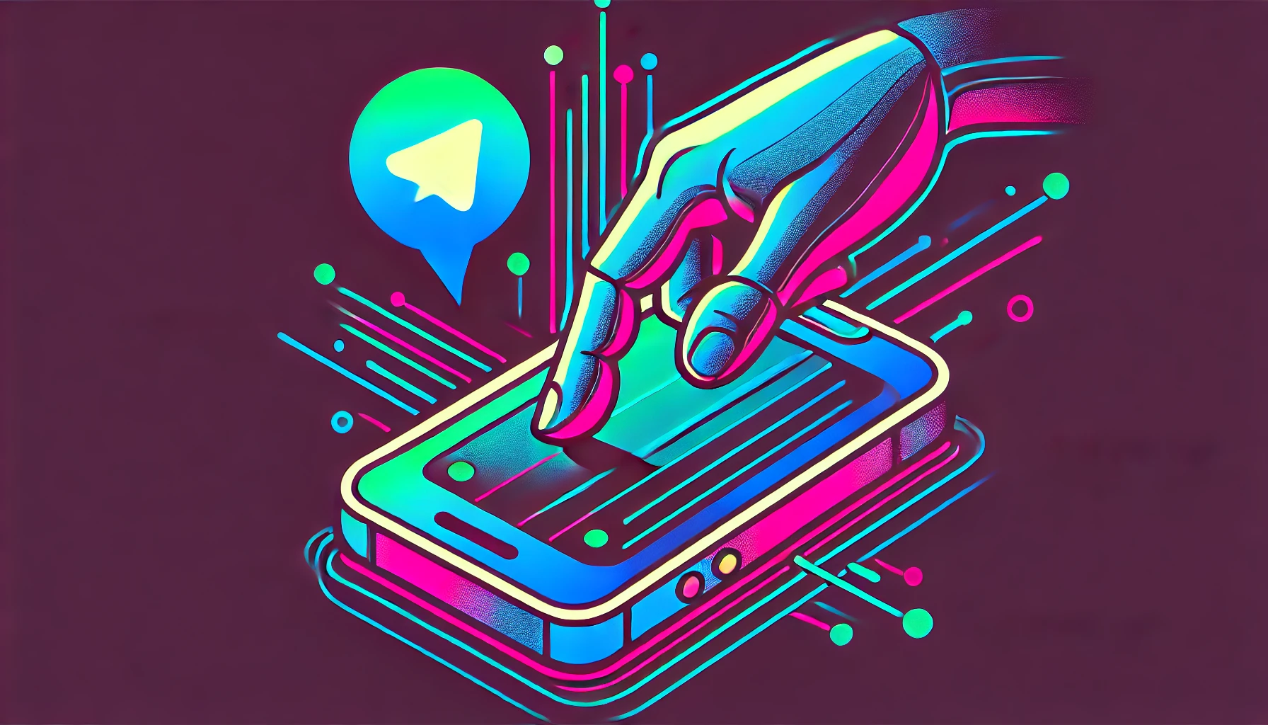 image of a telegram-based game involving screen tapping