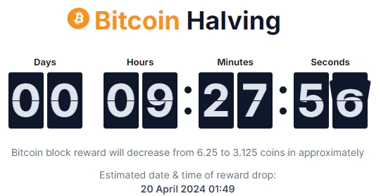Bitcoin Halving Countdown