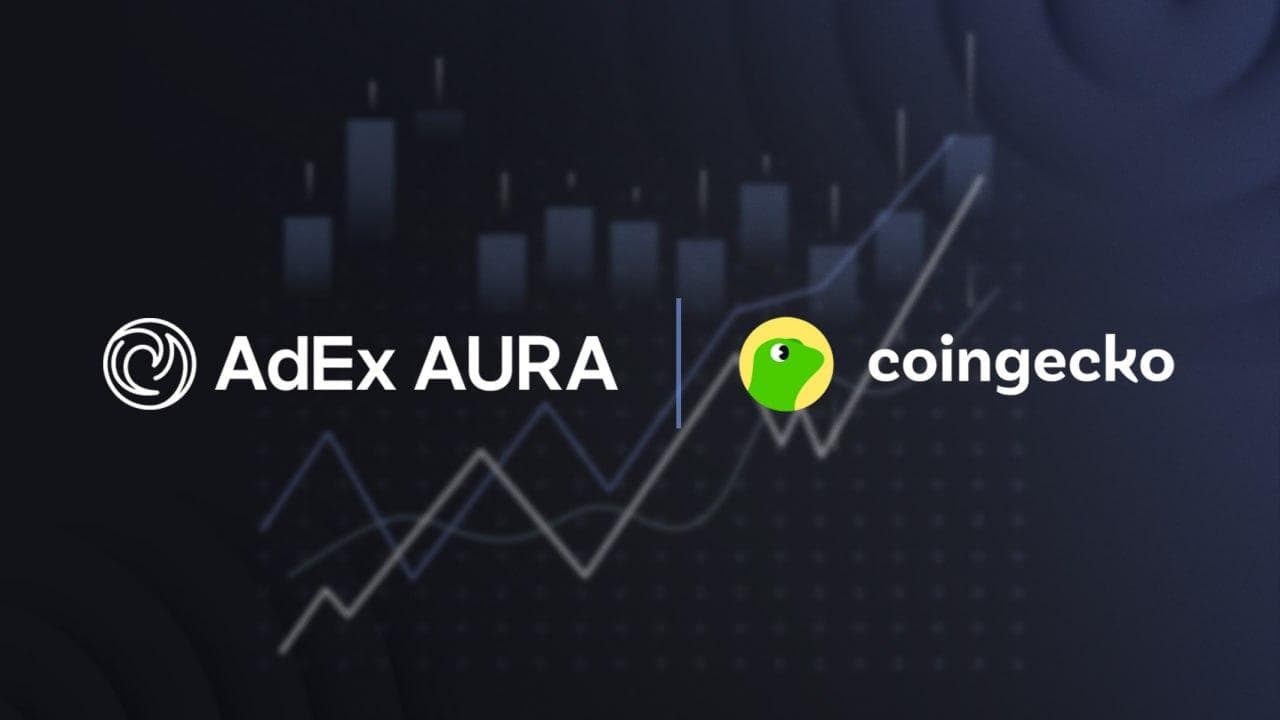 AdEx & CoinGecko Partner to Power AURA AI Agent with Live Data