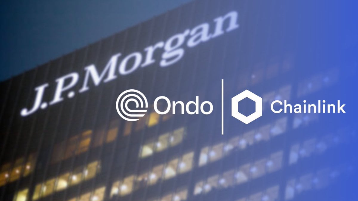 $4 Trillion JPMorgan Settles Tokenized U.S. Treasuries Using Chainlink, Ondo in First Public Blockchain Transaction