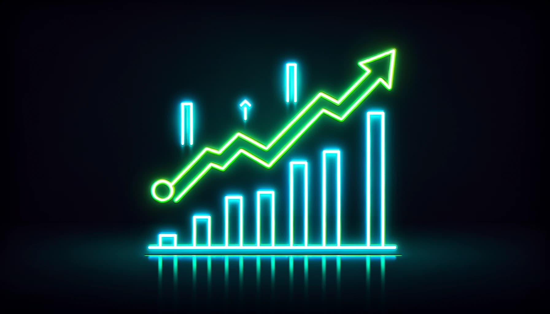 vibrant depiction of crypto markets rallying slightly
