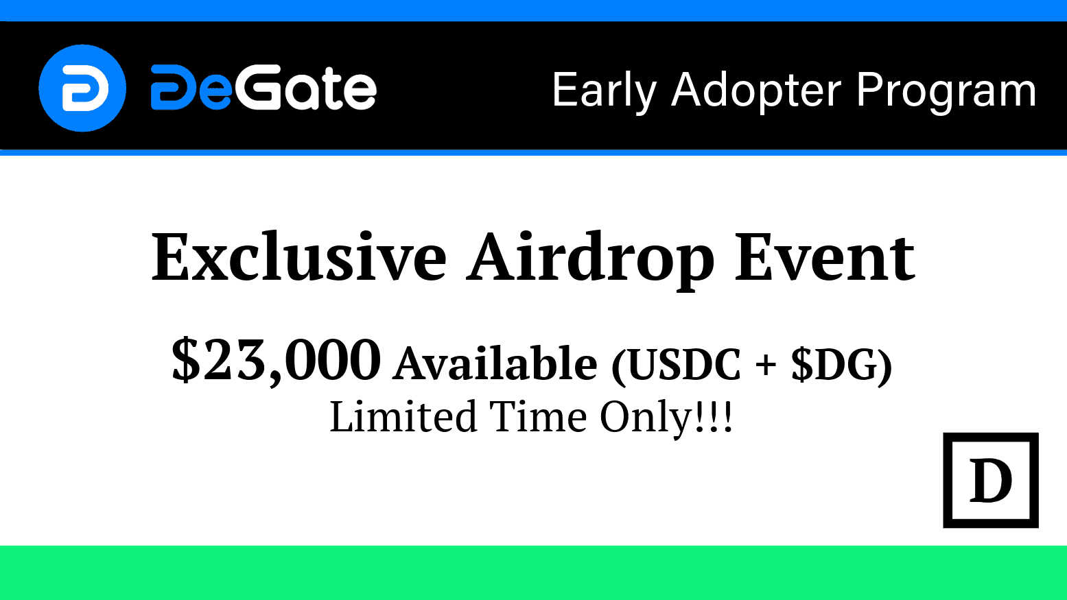 DeGens! Exclusive Airdrop Event from DeGate