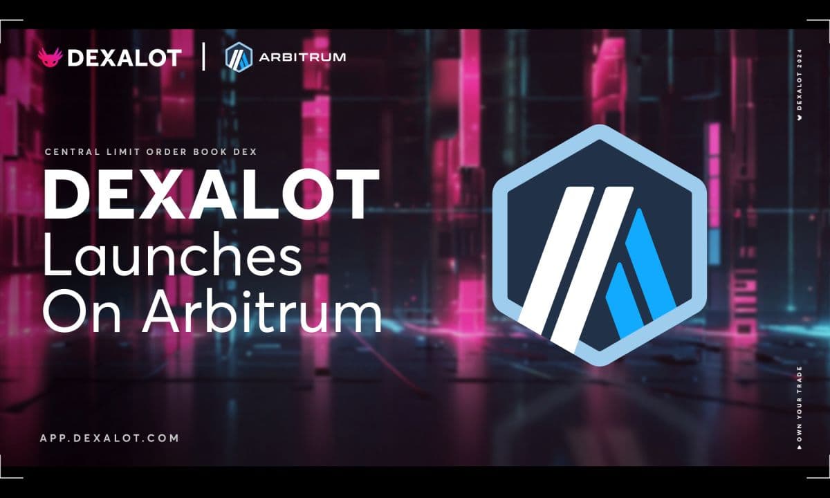 Dexalot Announces Launch of Its Central Limit Order Book DEX on Arbitrum