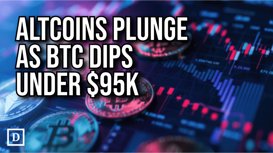 Altcoins Plunge as Bitcoin Dips Under $95,000
