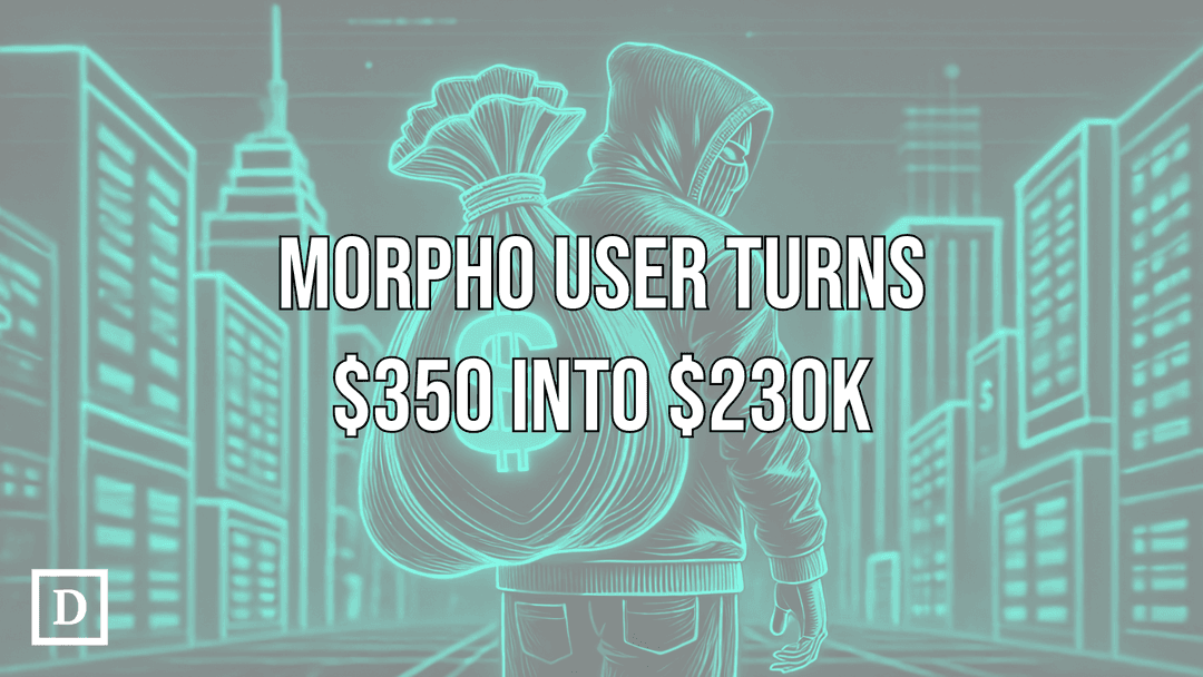 Morpho User Exploits Oracle Error To Turn $350 Into $230K