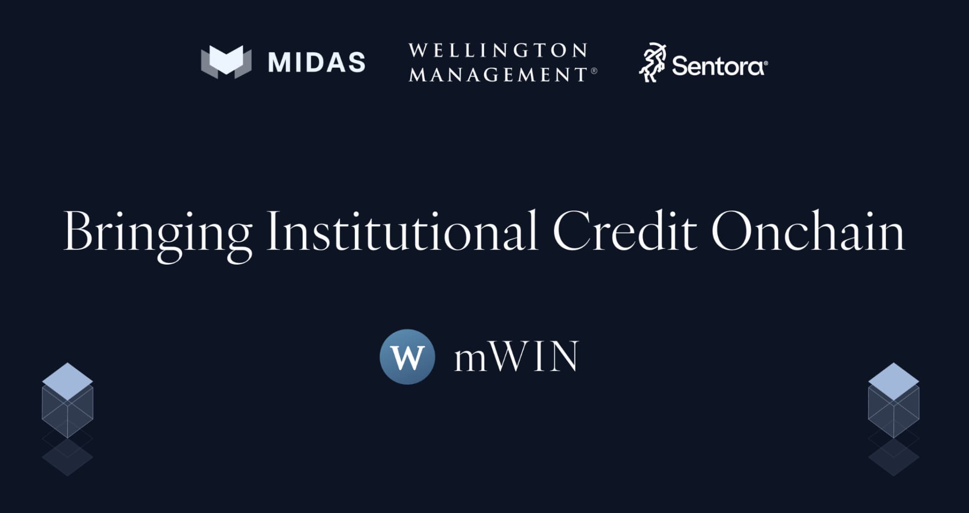 Introducing mWIN: Midas Brings Institutional Credit Strategies Onchain with Wellington Management