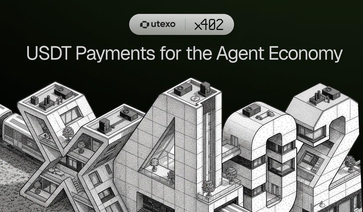 Utexo and x402 Enable USDT Payments for the Agent Economy with Near-Instant Settlement