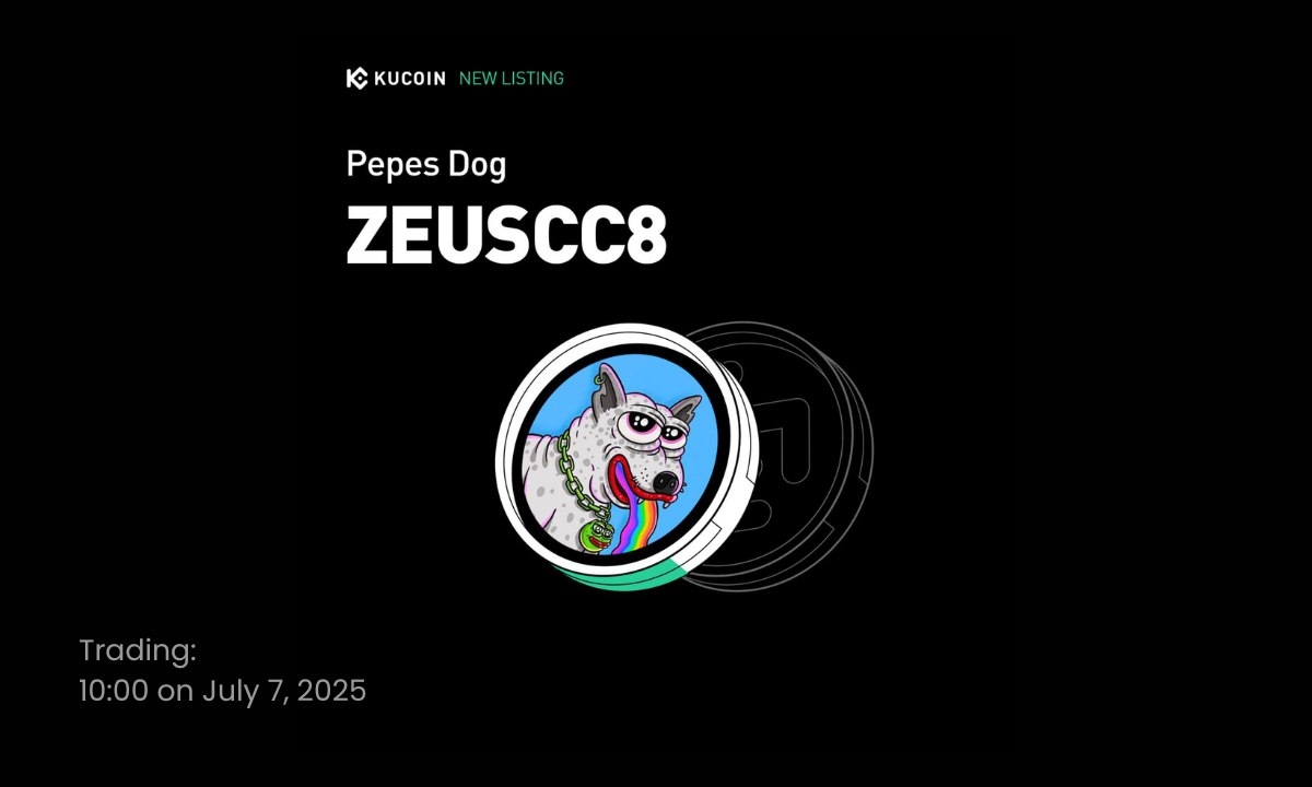 Zeus Pepe’s Dog Token Now Listed on KuCoin
