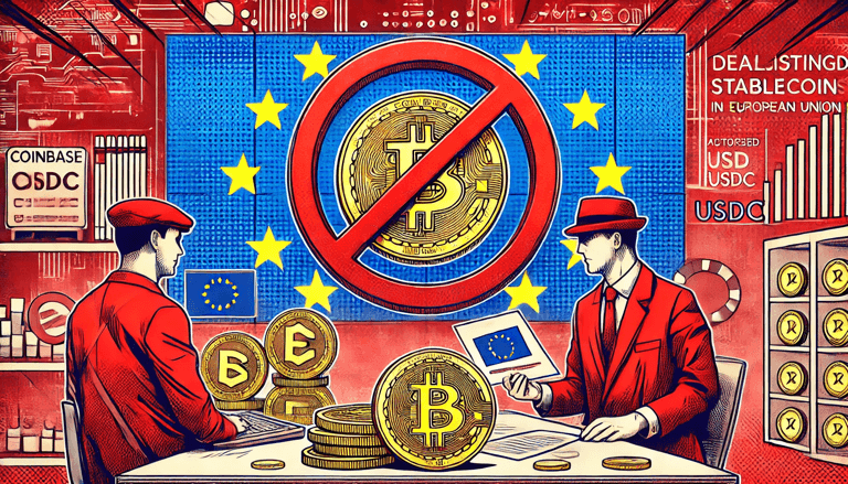 Coinbase to Delist USDT and Unauthorized Stablecoins in EU by Year-End Under MiCA Regulations