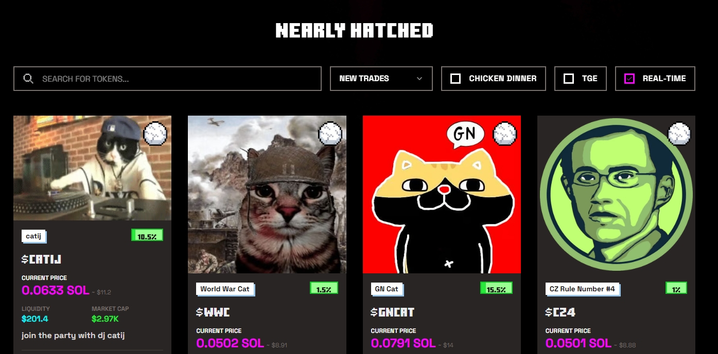Whales.meme website screenshot