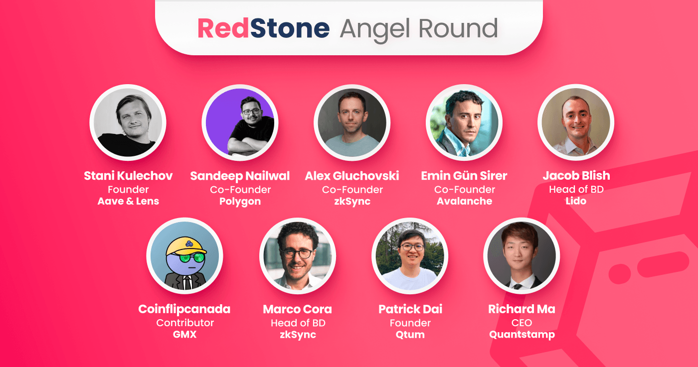 RedStone Oracles Announces Exclusive Angel Round Backed by Top Web3 Builders