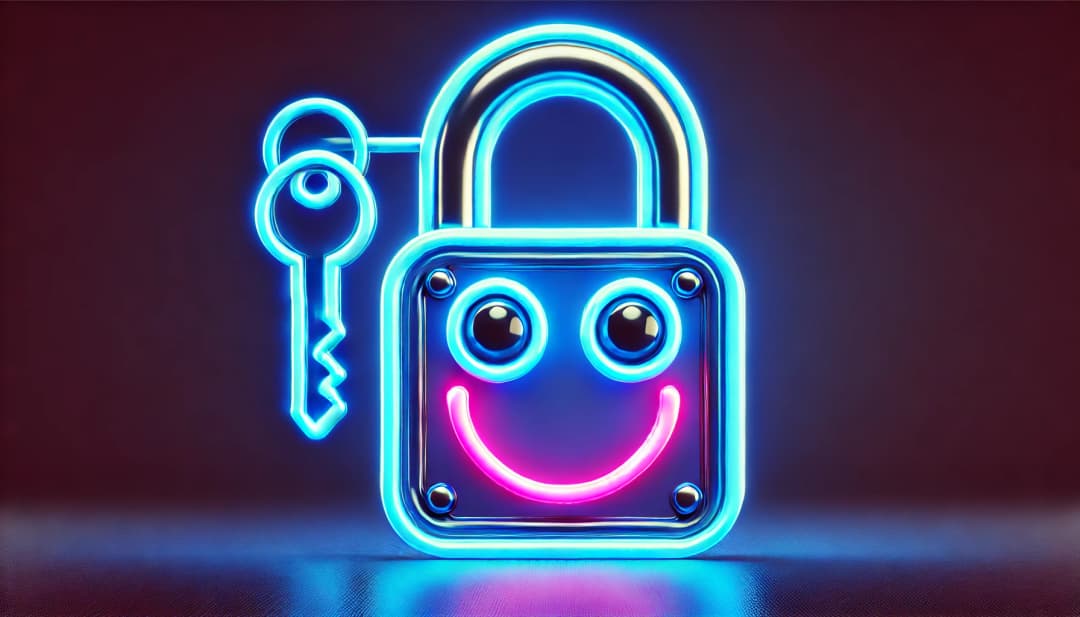 smiling padlock