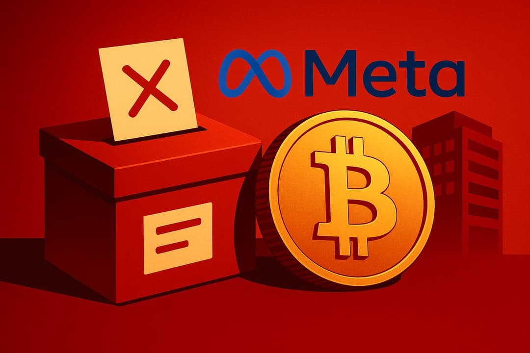 Meta Shareholders Reject Bitcoin Treasury Proposal With Fewer Than 0.1% in Favor, $72 Billion Cash Unchanged