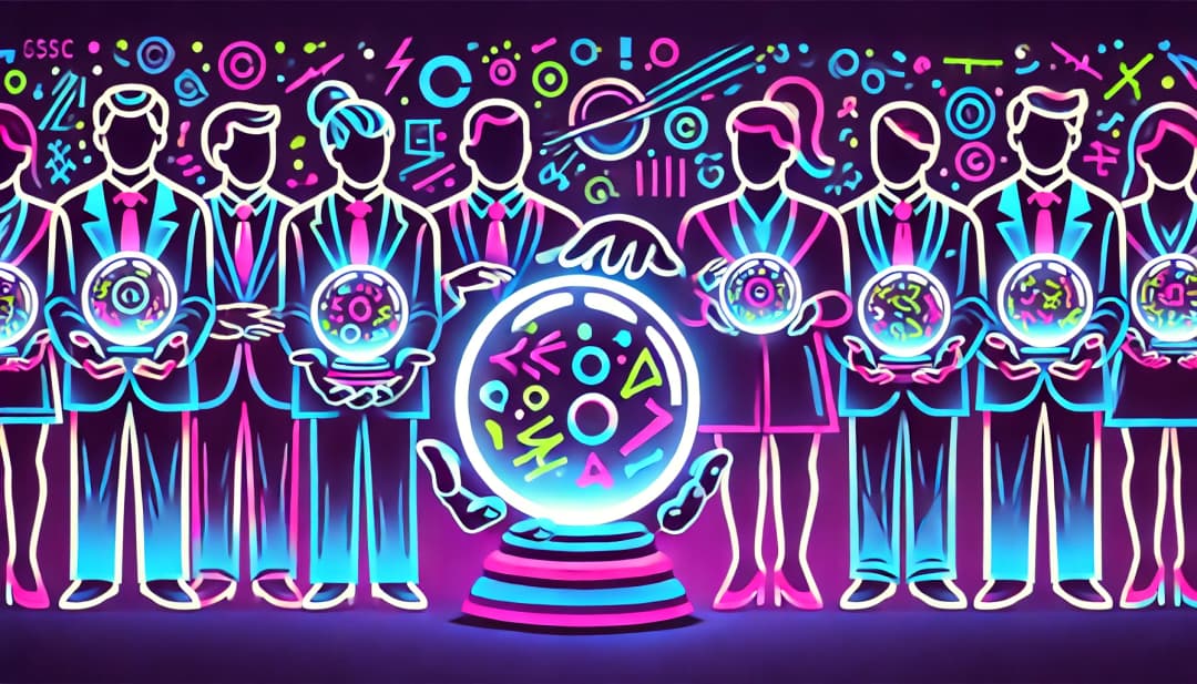 investors holding crystal balls