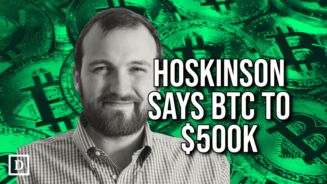 Cardano Founder Charles Hoskinson Says BTC Will Reach $500k in Two Years