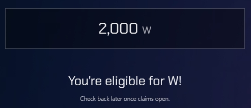 W Airdrop Eligibility