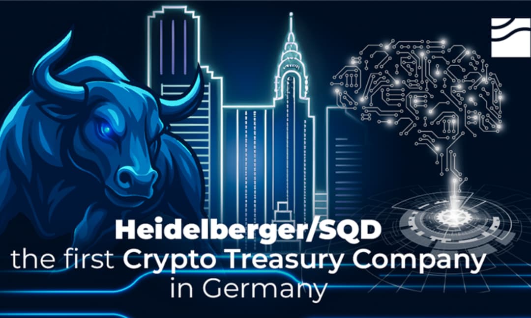 Heidelberger Beteiligungsholding AG Begins Acquiring SQD Tokens and Prepares to Rename as SQD.AI Strategies AG