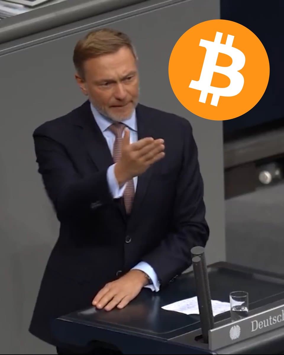 Former German Finance Minister Lindner Criticizes Scholz on Bitcoin Adoption in Bundestag Speech, Citing US Example