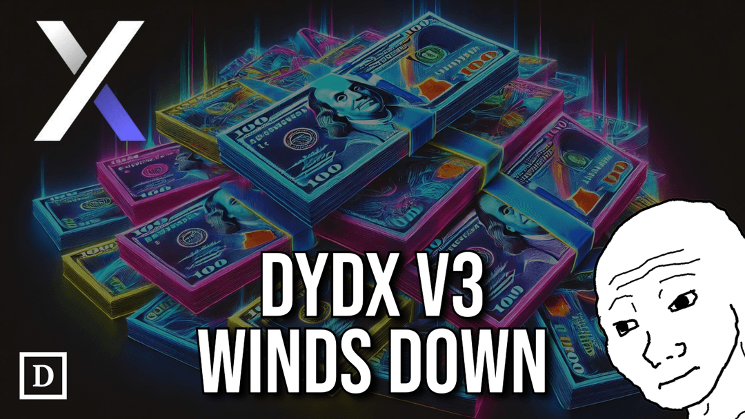 DYdX V3's TVL Is $100M As Shutdown Begins — But Users Can Still Withdraw